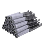 20pcs Hair Perm Rods Fluffy Perming Rod Hair Roller Curler Hairdressing Tool Kit(Purple) Styling Tools & Appliances (Grey)