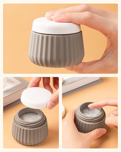 Travel Containers for Toiletries 4 Pack (3 oz / Apricot)