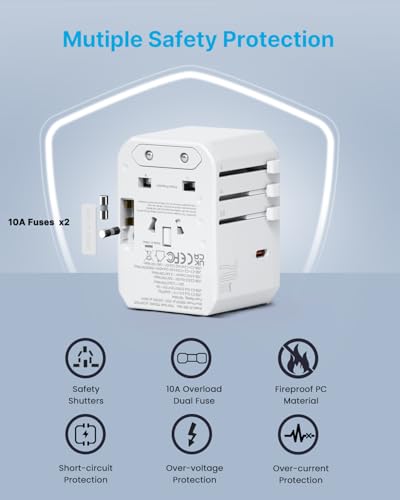 Universal Travel Adapter (70W White)