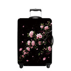 Luggage Cover Washable Suitcase Protector Anti (Cherry Blossom / L(fits 28-30Inch suitcase))