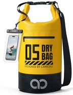 Dry Bag Waterproof Backpack with Phone Pouch 5L (Lemon Yellow / 5L)