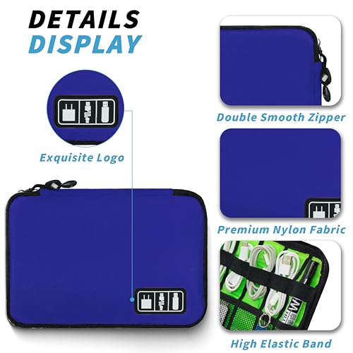 Electronics Organizer (Medium / A5-M-Navyblue)