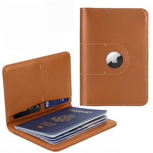 Passport Holder for Travel (Caramel)