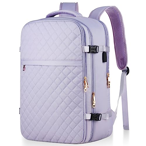 Large Travel Backpack Women (17.3 inch / Purple)