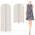 Dress Bags for Gowns Long Garment Bags for Hanging Clothes 65 in (65"-3pcs)