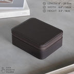 3 Watch Case with Storage Compartment (Brown / 3 Watch Case with Storage)