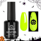 Beetles Halloween Gel Nail Polish (Luminous Yellow)