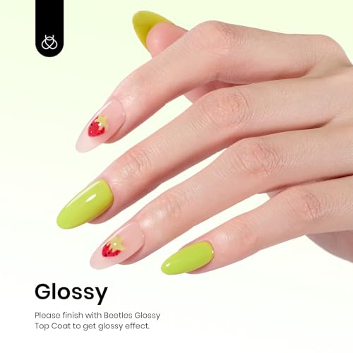 Beetles Green Gel Nail Polish (H - Creme Green | Fresh Greenery)