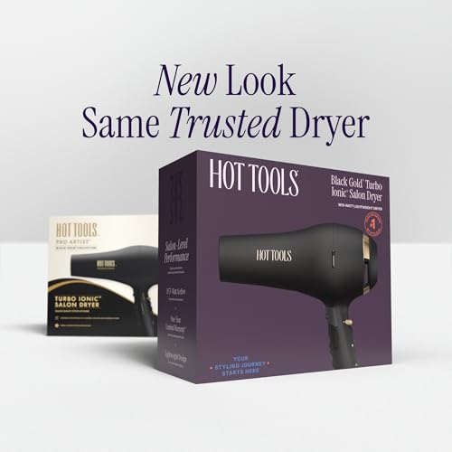 Pro Artist Black Gold 2100 Turbo Ceramic Blow Dryer (1875W DC Motor)
