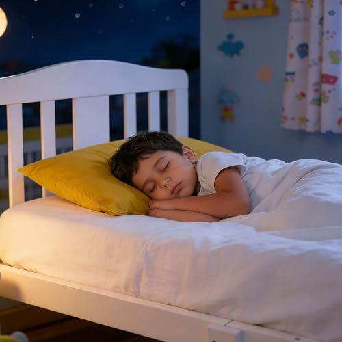 Toddler Pillows with Pillowcases Set (Ginger Yellow (Microfiber) / 13x18 Inch (Pack of 2))