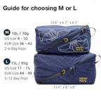 Ultralight Travel Shoe Bag 15L (Blue Abyss / L)