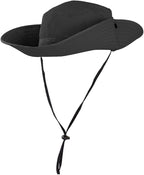Rosoz Ponytail Sun Bucket Hats for Women UV Protection Foldable Mesh Wide Brim - Image 3