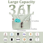 Large Beach Bag for Women (Green)