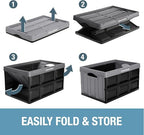 Collapsible Storage Bins (Obsidian / 32l - 3 Pack)