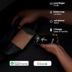 Jenoss Smart Tracking Wallet For Men (Money clip airtag)