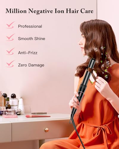 Long Barrel Curling Iron Wand Set