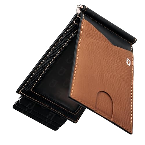 Jenoss Smart Tracking Wallet For Men (Money clip airtag)