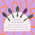 Detangling Hair Brush (Emerald Green / Regular)