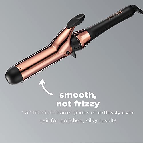 INFINITIPRO BY CONAIR Rose Gold Titanium 1 1 (Black / 1 1/2-Inch)
