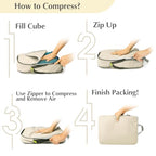 Compression Packing Cubes (4-Cream / 4 Set)