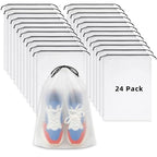 Clear Shoe Bags for Travel (Clear 24pcs)