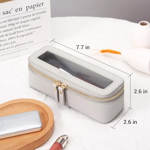 Clear Makeup Brush Bag (Grey / Slim Elegance)