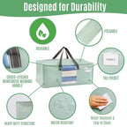 Heavy Duty Moving Bags (Shiny Light Green / 6 Pack)