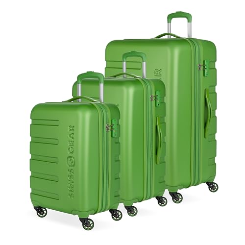 7366 Signature Hardside Expandable Luggage with Spinner Wheels (3-Piece Set (19/23/27) / Green)