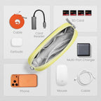 Electronics Organizer Travel Case (Citrus / Small)