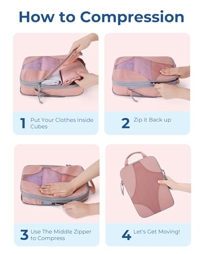 Compression Packing Cubes (Clay Pink)
