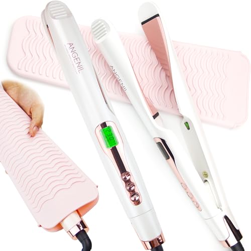 Pro Tourmaline Ceramic Twist Hair Straightener (White)