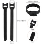 120PCS 6 Inch Cable Ties Reusable Multi (6 Inch)