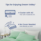 Temperature Regulating Comforter (Mint Macaron / Premium Queen (90"x90"))