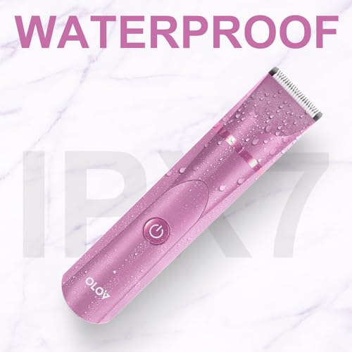 Electric Body Hair Trimmer (Pink)