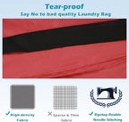 Heavy Duty Laundry Bag (Red / 48" x 28" x 1")