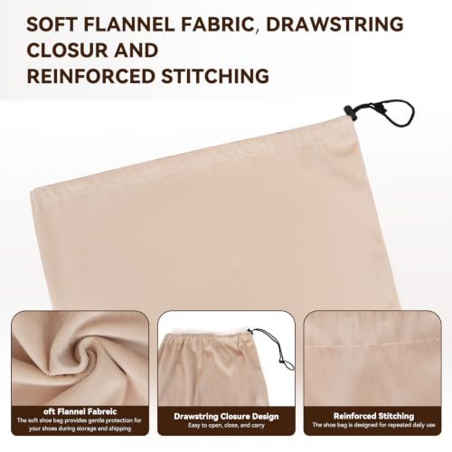4 Pack Travel Shoe Bags