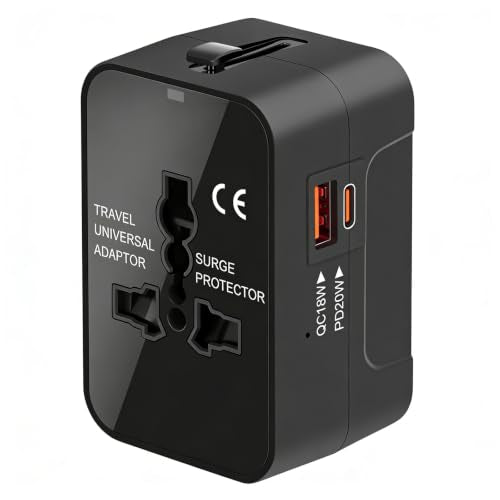 Travel Adapter (Black)