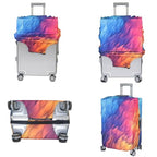 Thicker Travel Luggage Covers with Luggage Tag For Suitcase Tsa Approved (F2484 / S)