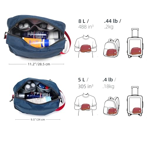Travel Toiletry Bag For Women (Valkyrie Red / 8L)