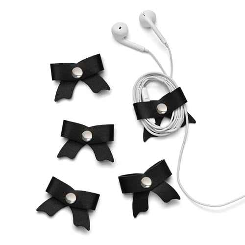 5 Pack Cord Organizer (Small / Black)
