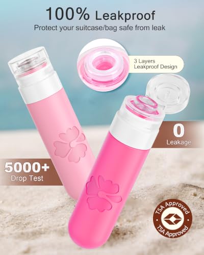 5 Pack Travel Bottles (Macaron)