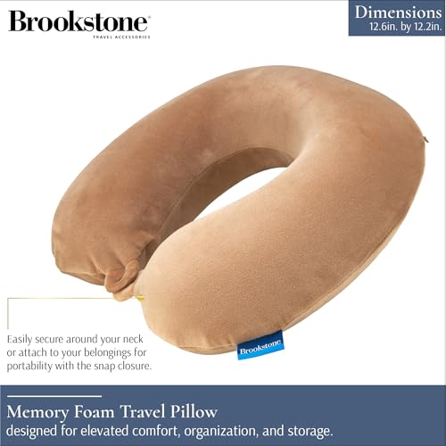 Travel Neck Pillow Lightweight U (Khaki / One Size)