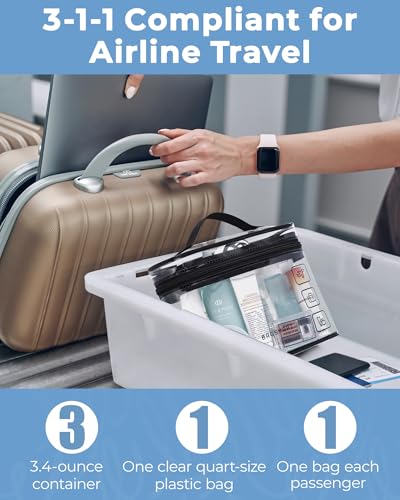 TSA Approved Toiletry Bag (Pink)