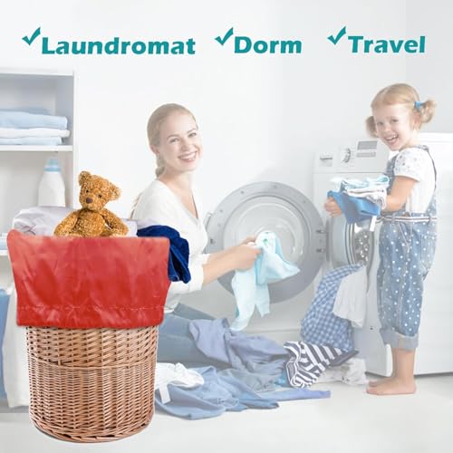 Heavy Duty Laundry Bag (Red / 48" x 28" x 1")