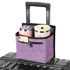 Luggage Travel Cup Holder for Suitcase (Purple)