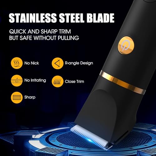 Manscape Body Trimmer for Men (Black)