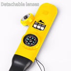 Multifunctional Survival Emergency Whistle for Kids with Compass Hiking Survival (egg yellow2pcs)