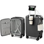 20 Inch Expandable Carry On Luggage 22x14x9 Airline Approved (Graphite Grey / 20 Inch EXT)