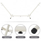 LazyDaze Hammocks Double Hammock with Stand (Pure Beige)