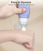 Travel Bottles for Toiletries 6 Pack (Multi)
